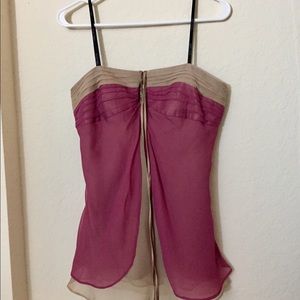 NWT Authentic Silk Strapless/Halter Top-NEW!